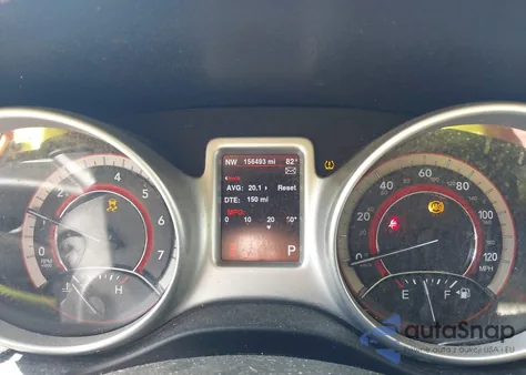 2013 Dodge Journey Crew из США, поврежденный, VIN 3C4PDDDG9DT603068